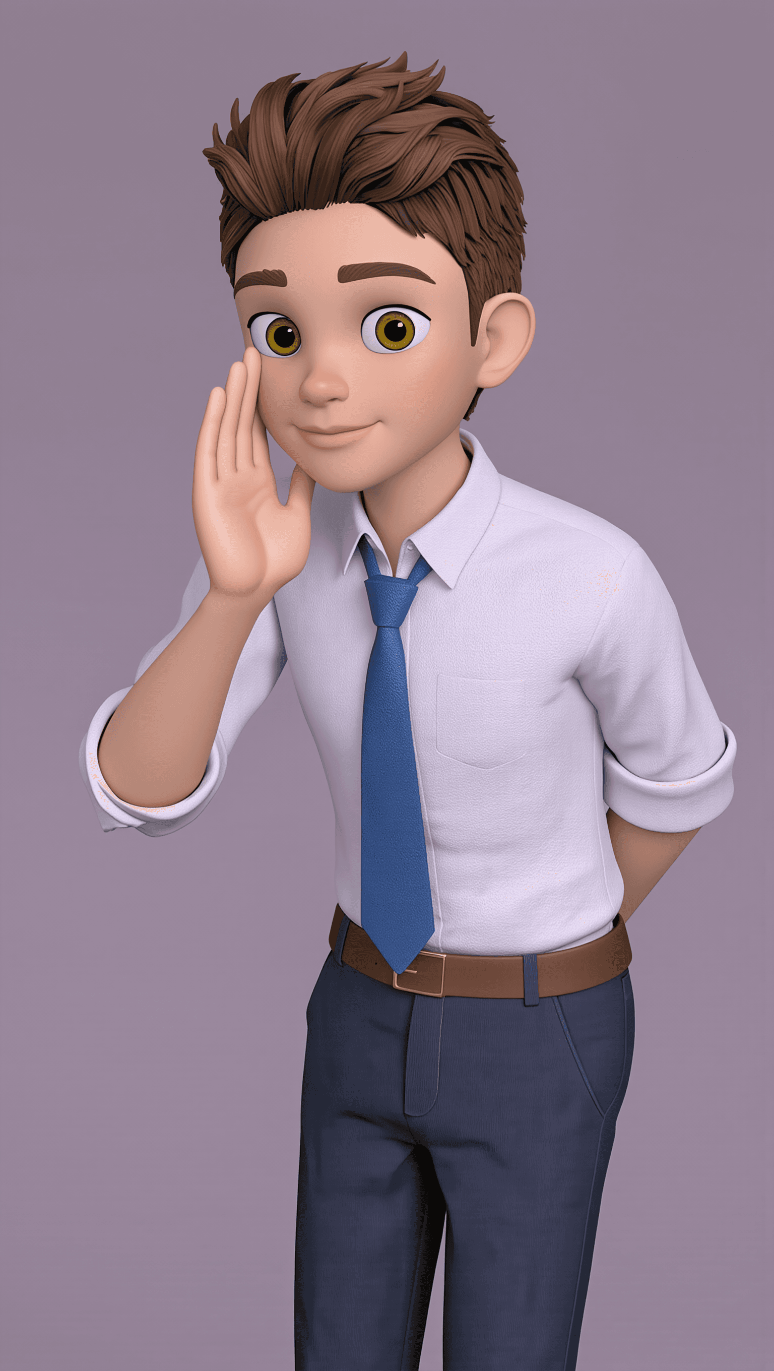 Illustration d'un personnage la main à l'oreille, à l'écoute